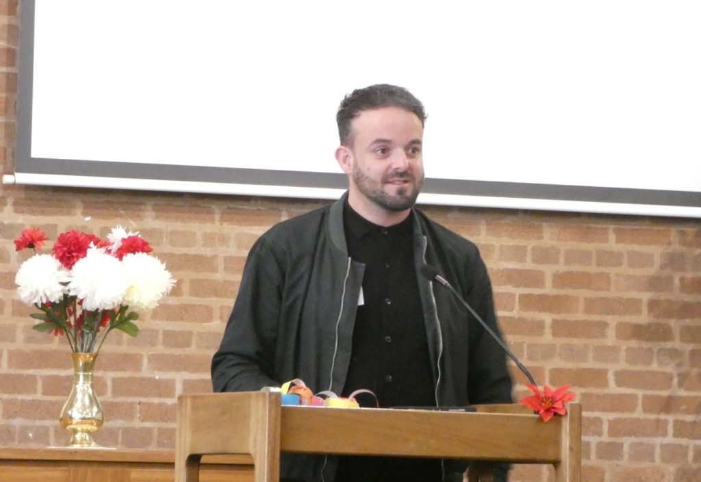 Rich Jones, speaking at the Merseyside Your Local Pantry conference in Bootle