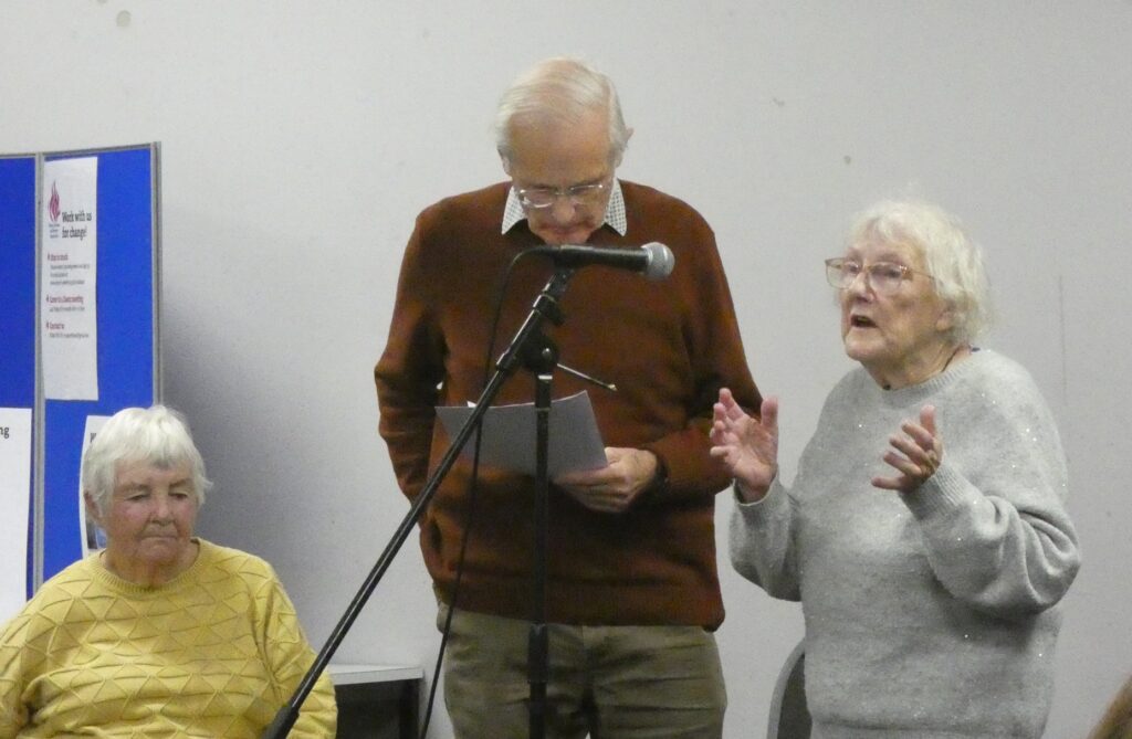 Bernadette Askins, David Peel and Margaret Reynolds